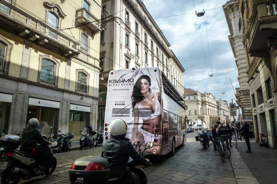 Europe Media Pubblicità su mezzi Pubblici Bus Turistici