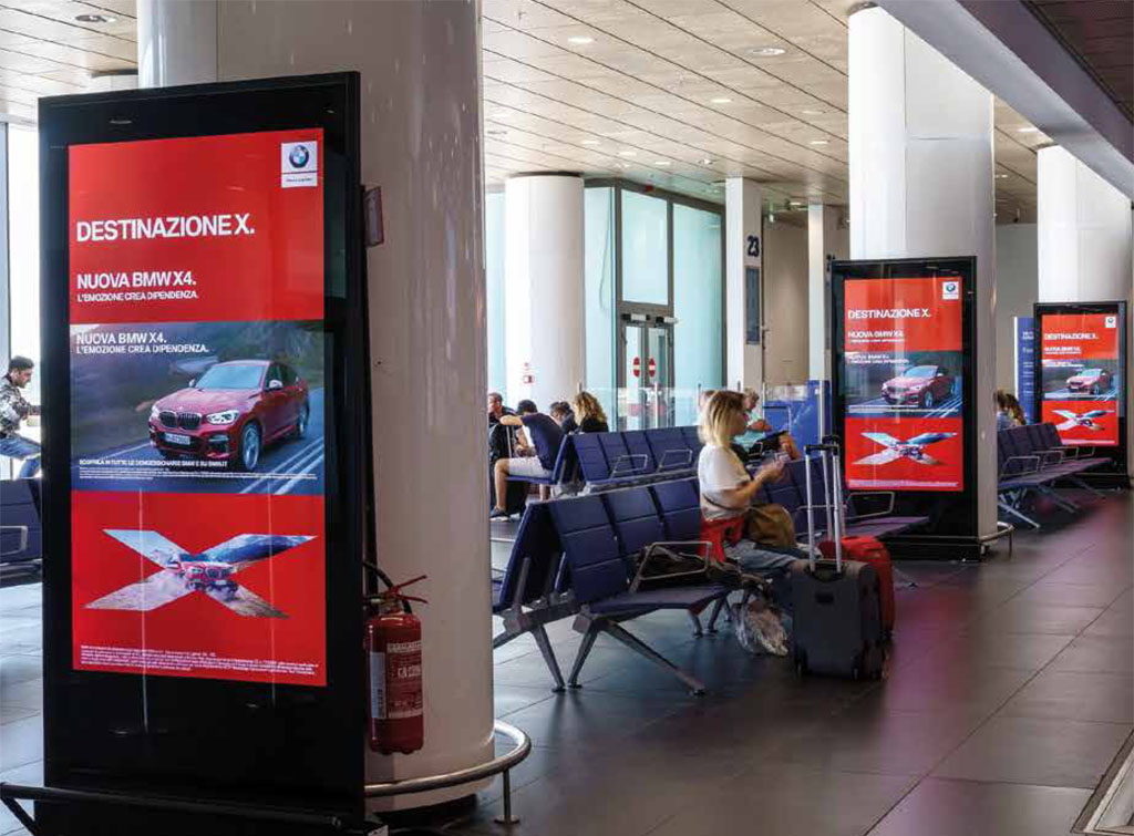Europe Media Diginetwork - Pubblicità Aeroporto Marconi Bologna