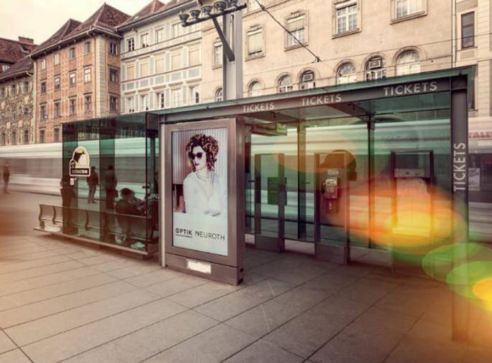 Europemedia Impianti Pubblicitari in Austria, pensiline bus digital