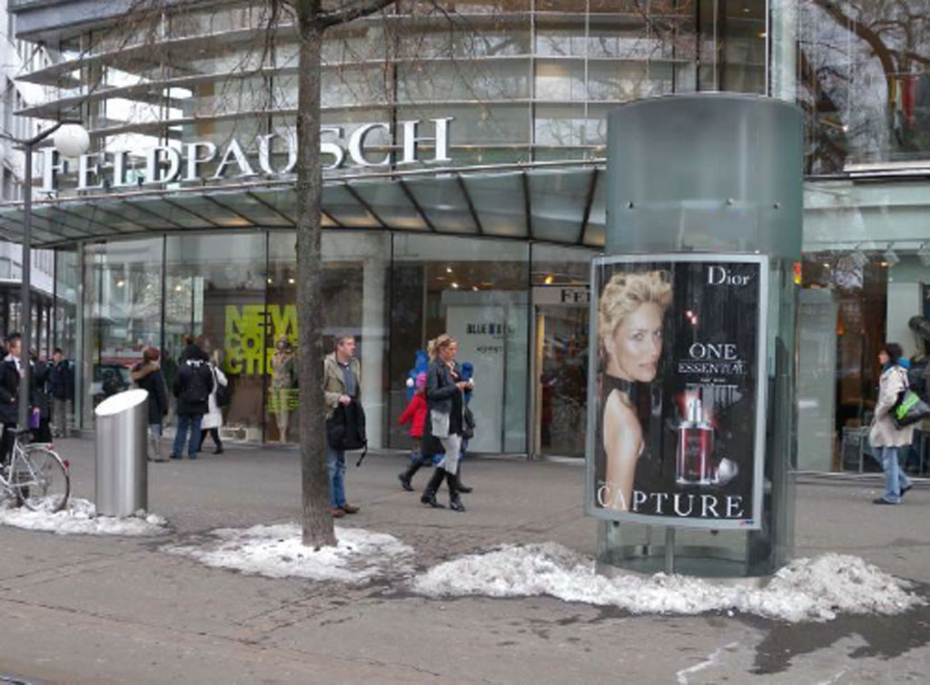 Europe Media Impianti Pubblicitari Citylight Zurigo Svizzera