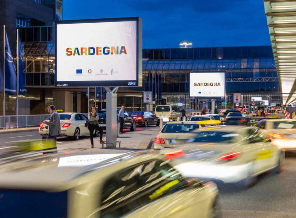 Europe Media Impianti Pubblicitari Digitali in Aeroporto Francoforte