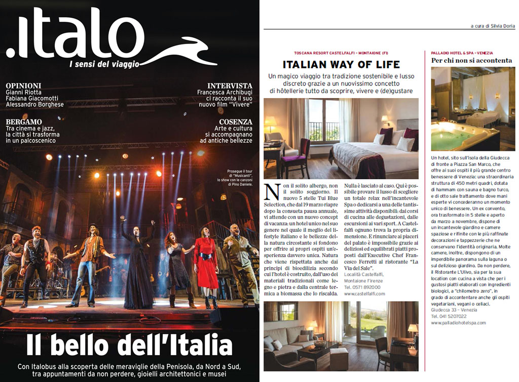 Europemedia pubblicità sulla rivista Italo