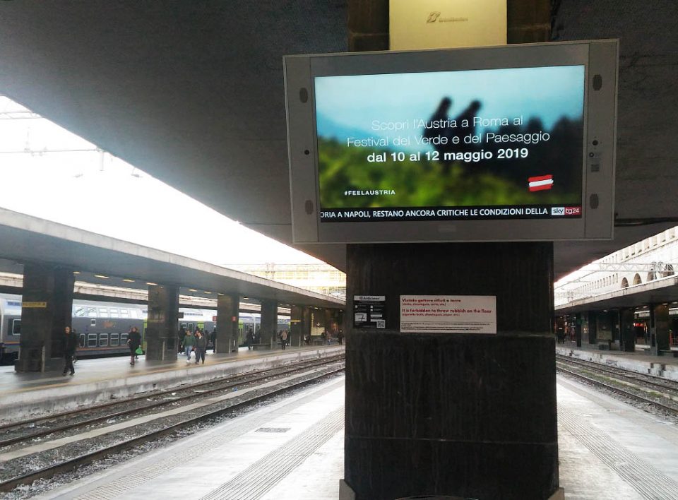 Europe Media Impianti pubblicitari nel circuito grandi stazioni ferroviarie