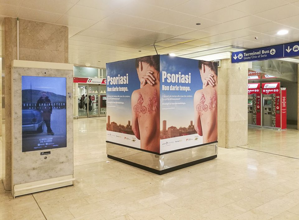 Europe Media Pubblicità nelle Grandi Stazioni Ferroviarie Milano Centrale
