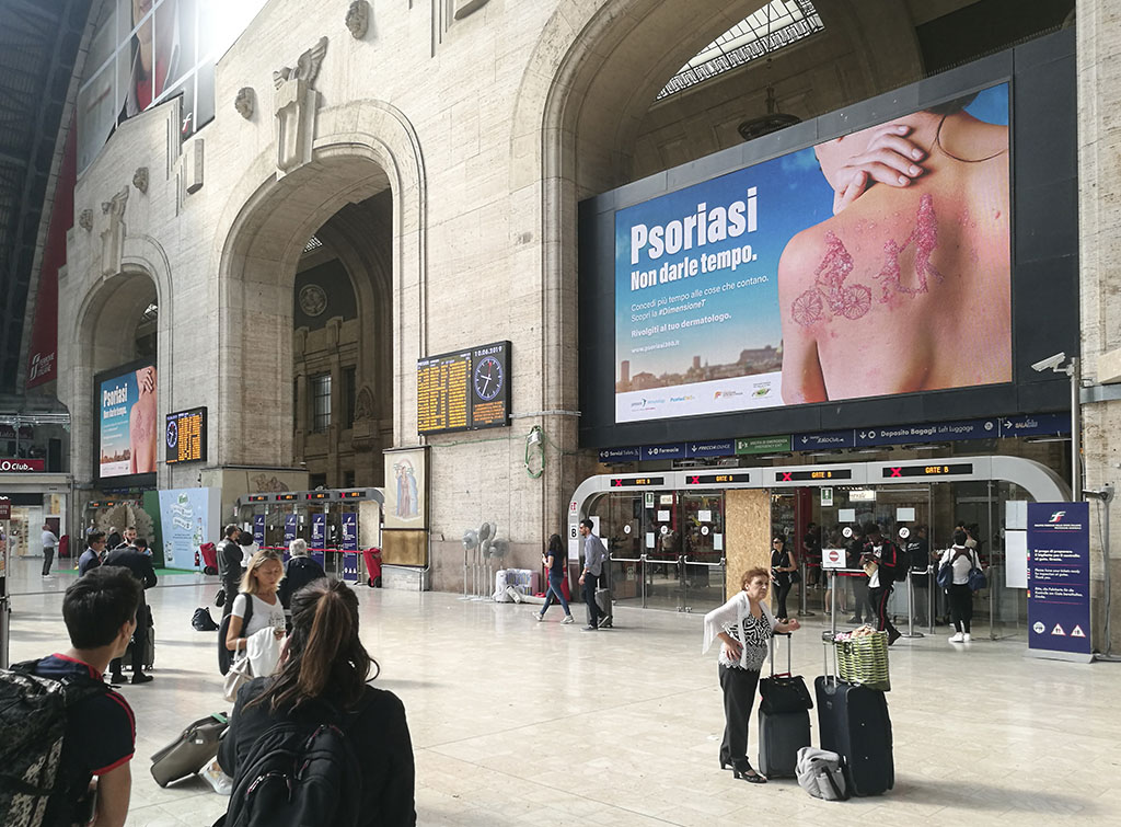 Europe Media Pubblicità nelle Grandi Stazioni Ferroviarie Milano Centrale