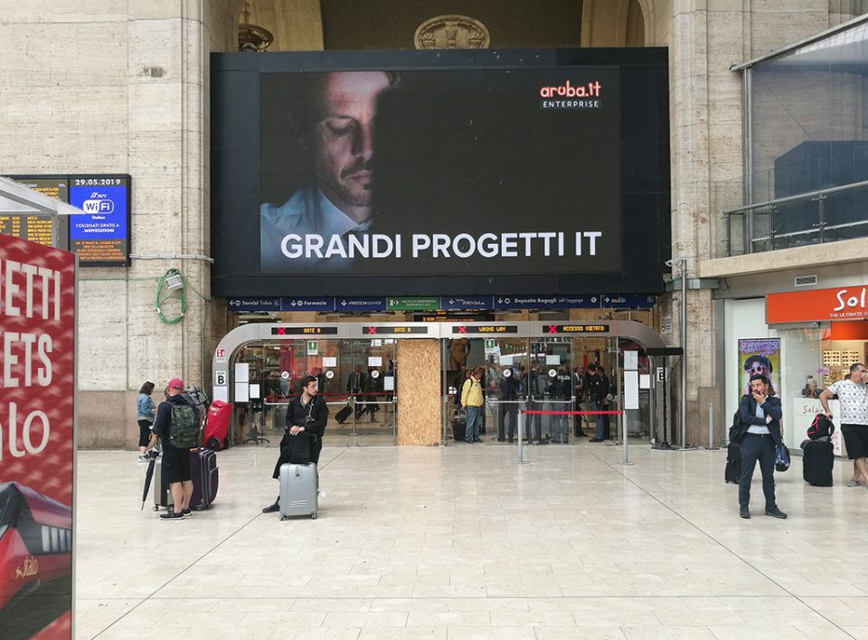 Europe Media Pubblicità nelle Grandi Stazioni Ferroviarie Milano Centrale