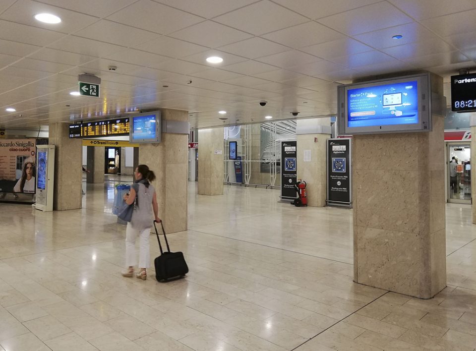 Europe Media impianti pubblicitari nelle grandi Stazioni Ferroviarie Milano