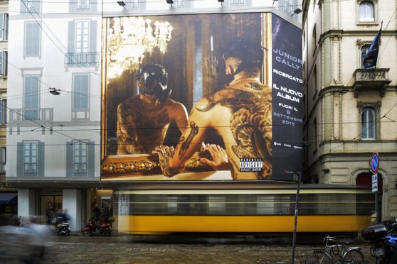 Europe Media pubblicità maxi affissioni Milano per Sony Italia