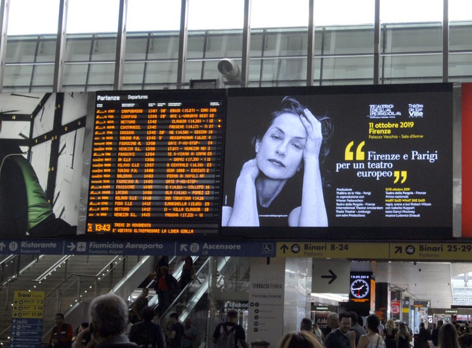 Europe Media pubblicità e impianti pubblicitari nelle grandi stazioni ferroviarie Roma Termini