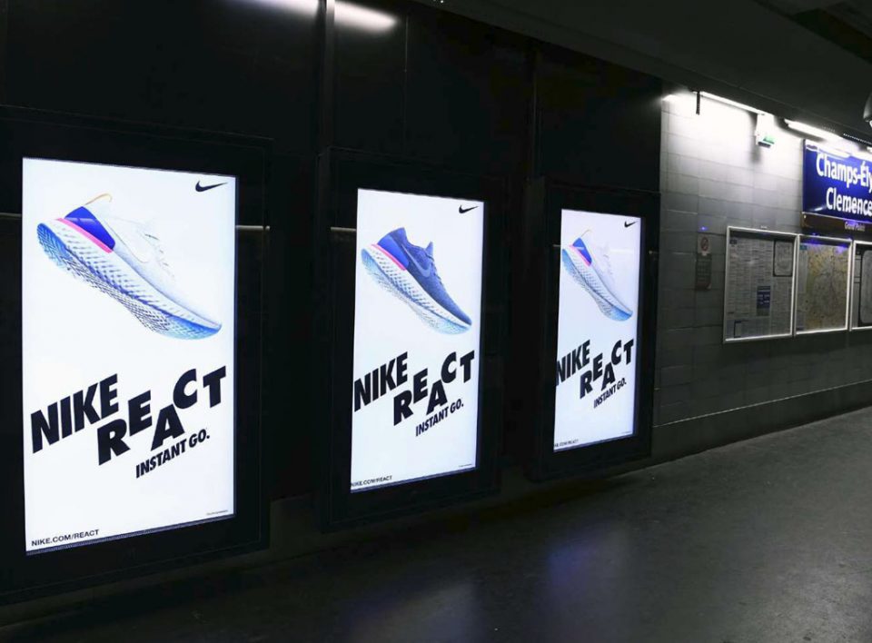 Europe Media Impianti Pubblicitari digital network Metro Parigi