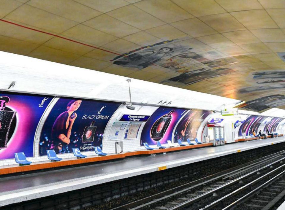 Europe Media Impianti Pubblicitari digital network Metro Parigi