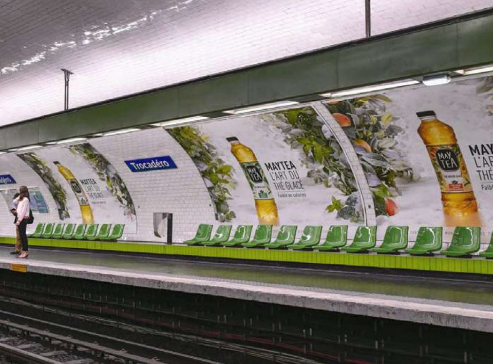 Europe Media Impianti Pubblicitari digital network Metro Parigi