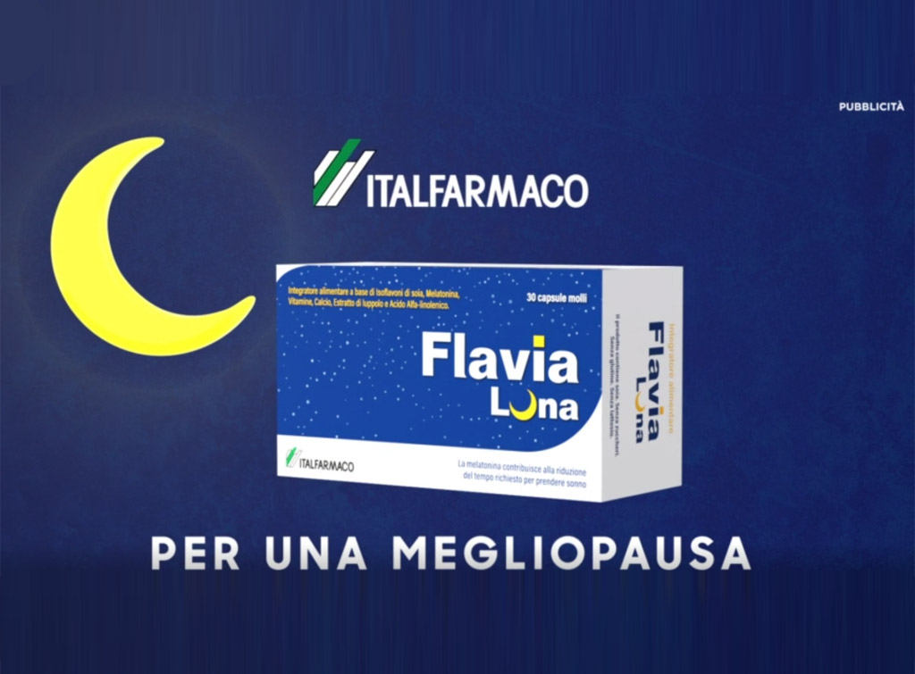 Italfarmaco spot "flavia luna" sui canali Mediaset e Discovery con Europe Media