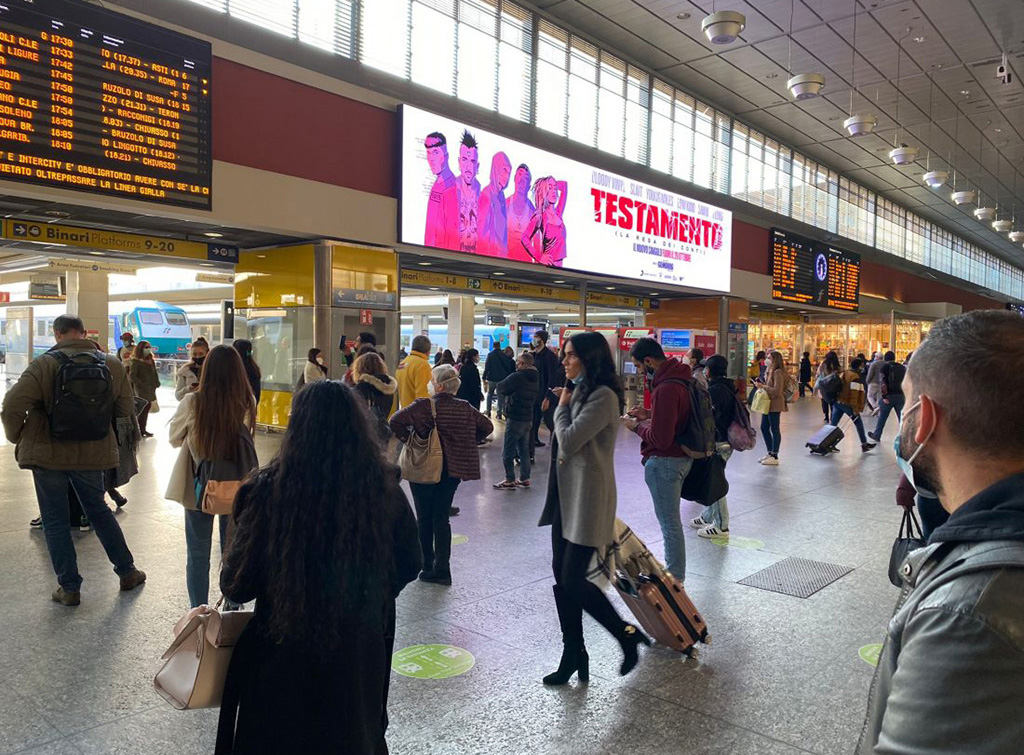 Europe Media impianti pubblicitari digitali nelle grandi stazioni ferroviarie