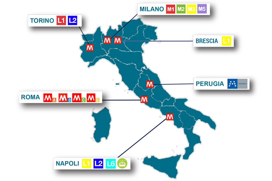 Europe Media Impianti Pubblicitari nelle Metropolitane in Italia