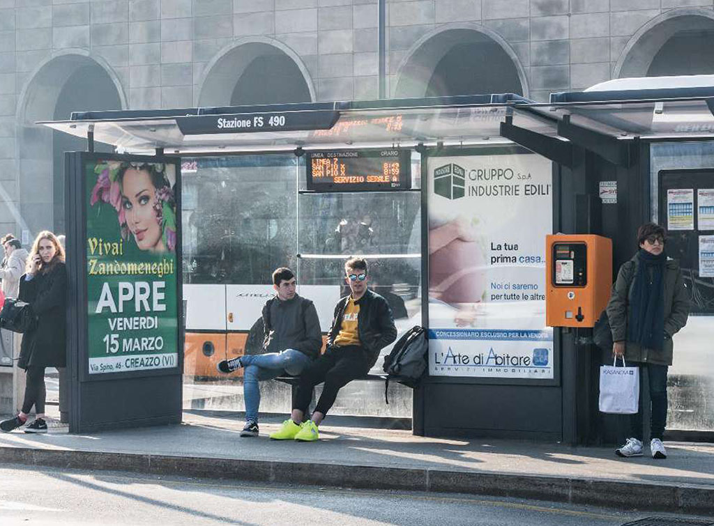Europe Media Impianti Pubblicitari Pensiline Bus Lux Vicenza