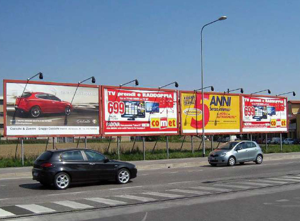 Europe Media impianti per affissioni pubblicitarie poster 6x3 lux Padova