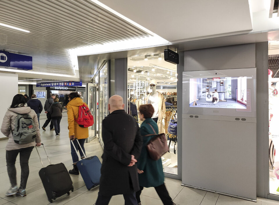 europe media impianti pubblicitari gotv stazione roma termini cliente miele