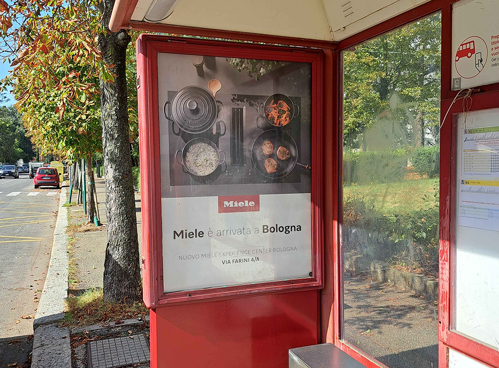 europe media impianti pubblicitari fermate bus bologna cliente miele 1