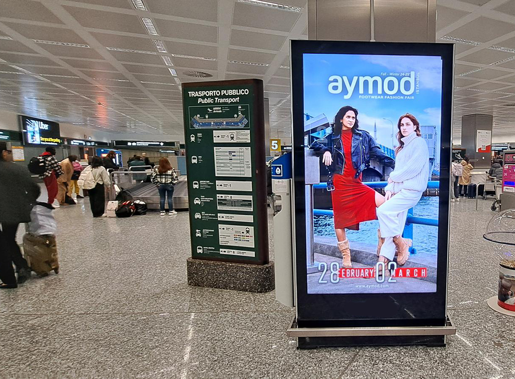Europe Media campagna pubblicitaria impianti digital aeroporti italia