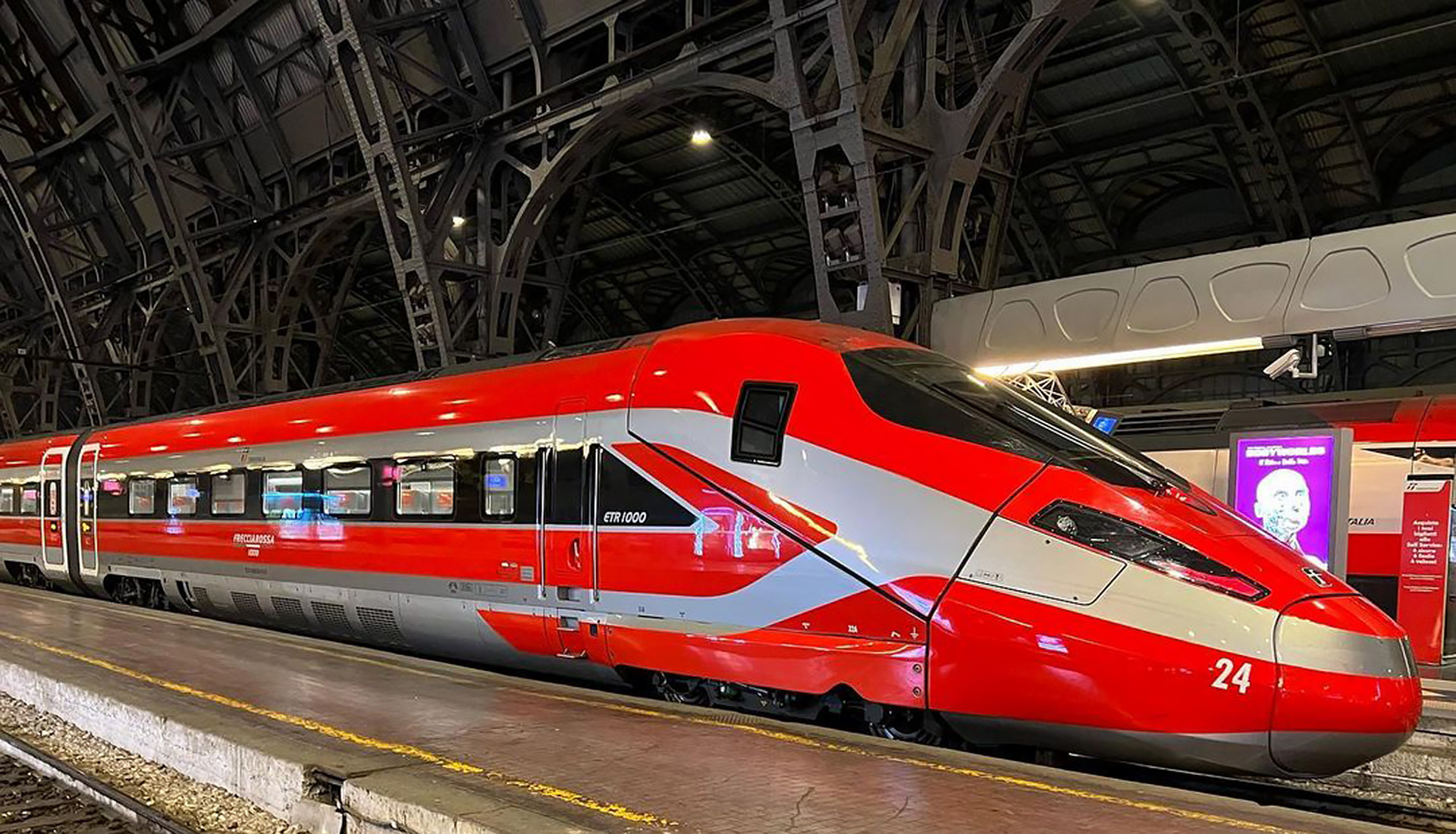 Europe Media promozione a bordo treno