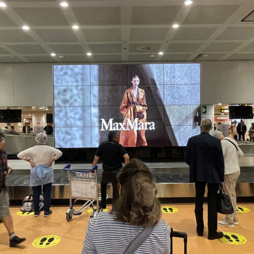 europe media impianti pubblicitari aeroporto venezia cliente max mara