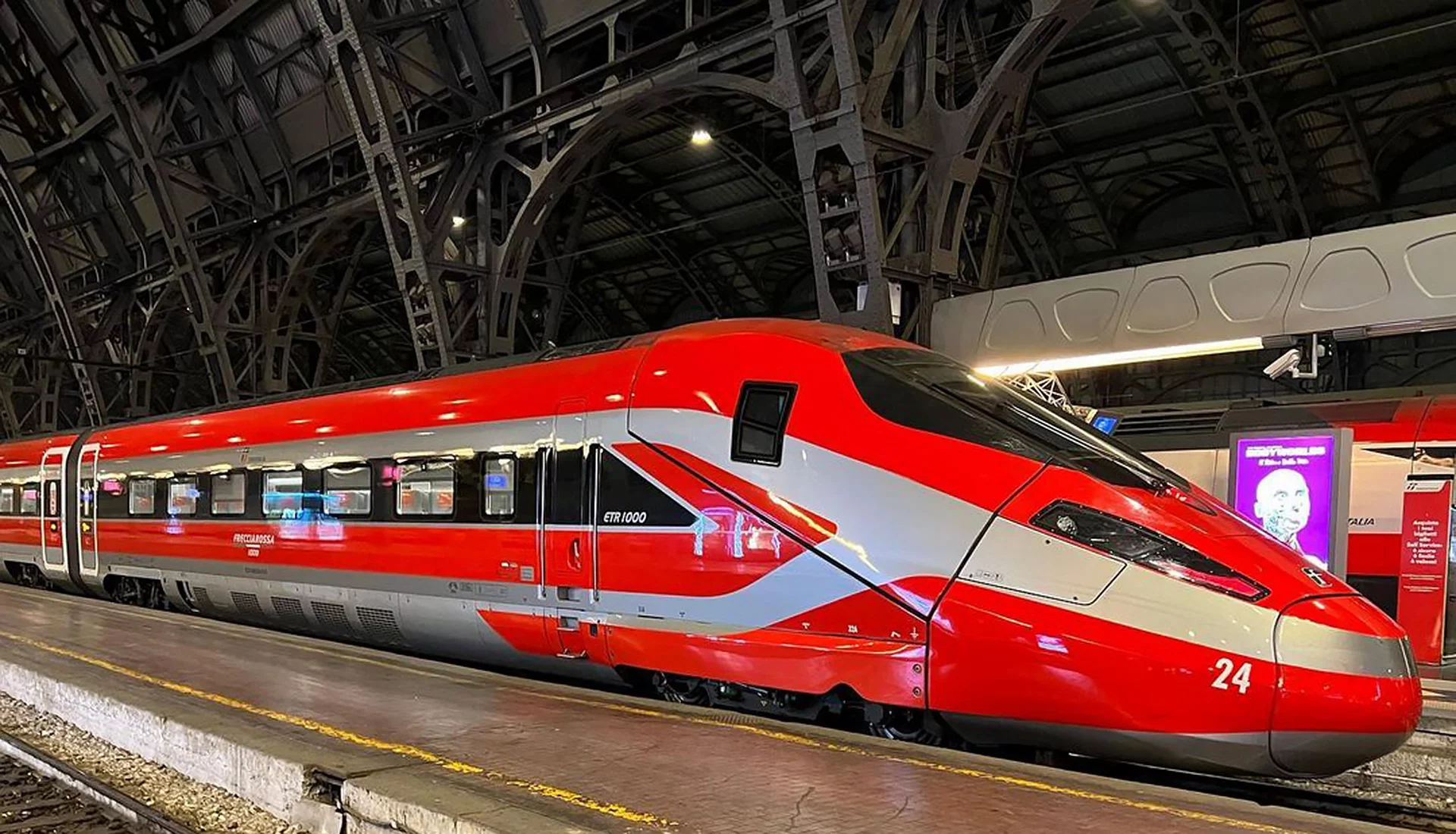 Europe Media promozione a bordo treno